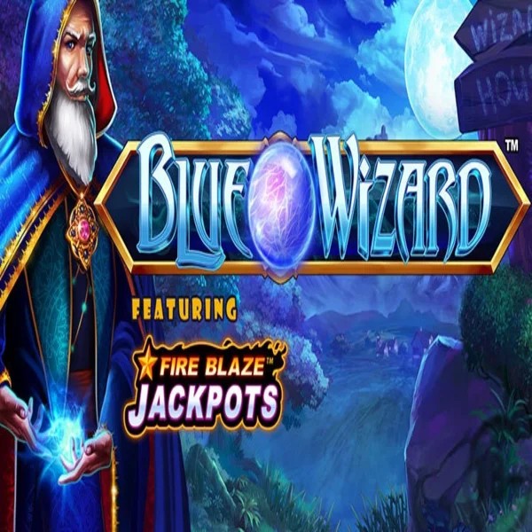 Enjoy Blue Wizard Fire Blaze Jackpots by Rarestone Gaming – logo hosted on wildrobincasinos.es