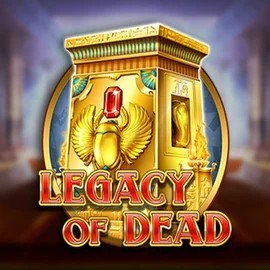 Legacy of Dead online game logo by Play'n GO on wildrobincasinos.es