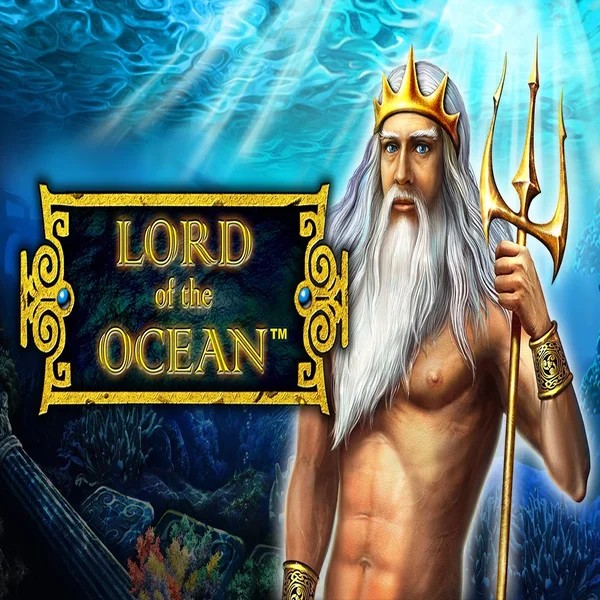 Lord of The Ocean slot logo by Greentube at Wild Robin Casino